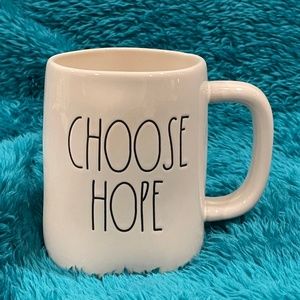 Rae Dunn CHOOSE HOPE mug
